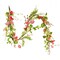 National Tree Company Artificial Spring Garland, Vine Stem Base, Decorated with Pastel Eggs, Pink Flowers, Berries, Easter Collection, 60 Inches